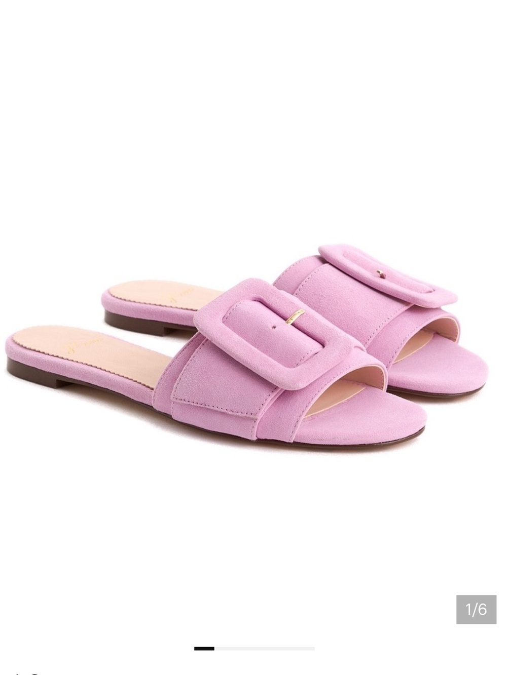 J Crew Cora Buckle Slide Sandals